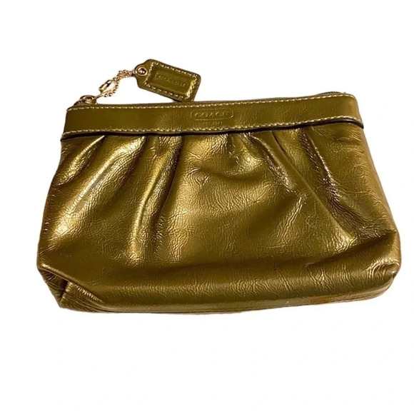 Coach Leather Wristlet - Picture 1 of 8